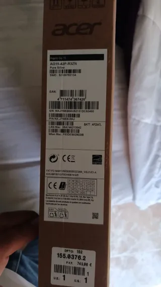 Portátil Acer Aspire Go 15 Ryzen 7 32GB RAM 1TB