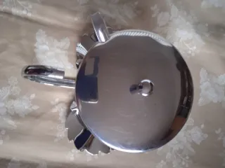 Azucarero cristal y acero inoxidable