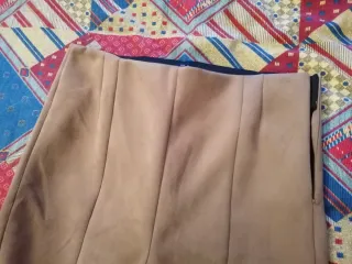 Pantaloni Alcantara Zara Beige/Marrone