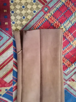 Pantaloni Alcantara Zara Beige/Marrone