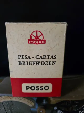 Báscula de precisión antigua POSSO caja original