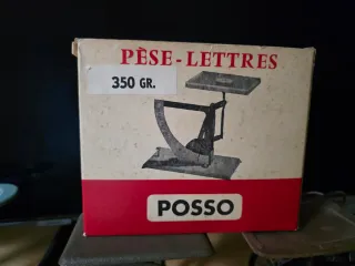 Báscula de precisión antigua POSSO caja original