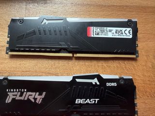 RAM 2x32GB DDR5 Kingston FURY Beast 6000 cl36