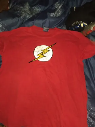 Camiseta Flash Vintage Roja