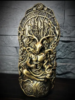 Statua Cernunnos Dio Gotico