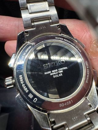 Seiko Brightz SAGA191 - Radio Solar Azul