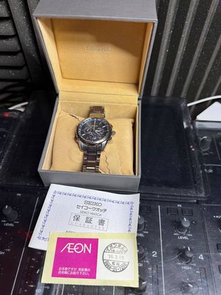 Seiko Brightz SAGA191 - Radio Solar Azul