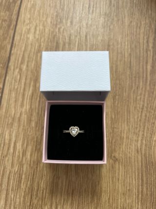 Anillo Corazón Pandora con Caja