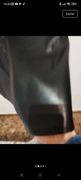 Falda Larga Pulipiel Cremallera Talla XXXL