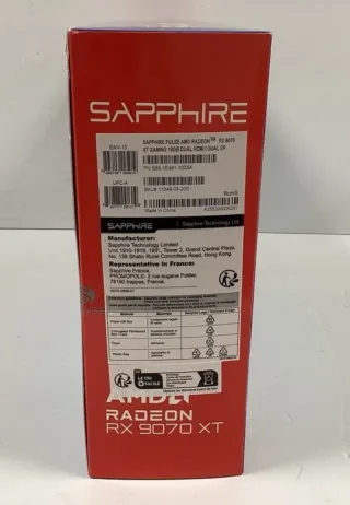 Sapphire Pulse AMD Radeon RX 9070 XT