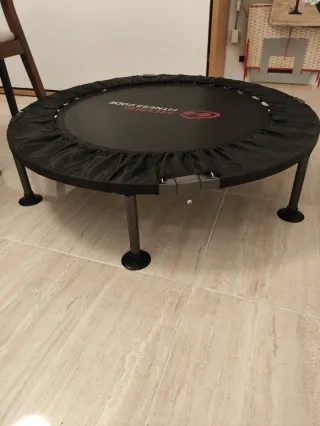 Cama elástica fitness adultos con barra