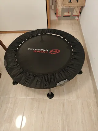 Cama elástica fitness adultos con barra