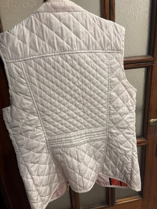 Chaleco Sfera Beige con Forro Naranja