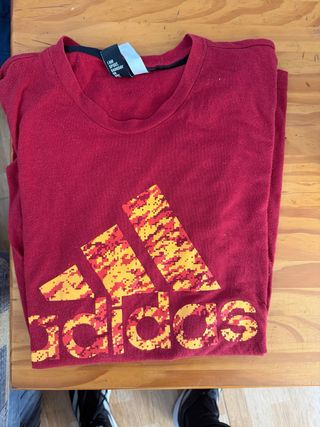 Camiseta Adidas Roja Talla M