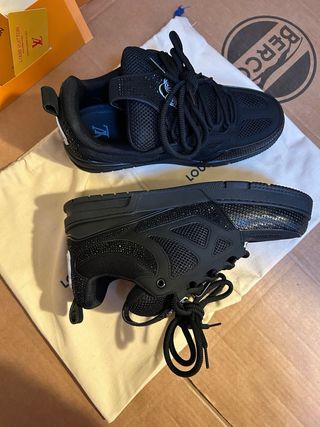 Scarpe Louis Vuitton Skate Swarovski Nere