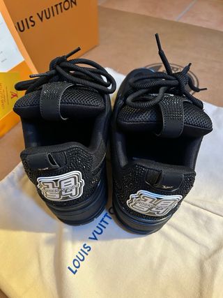 Scarpe Louis Vuitton Skate Swarovski Nere