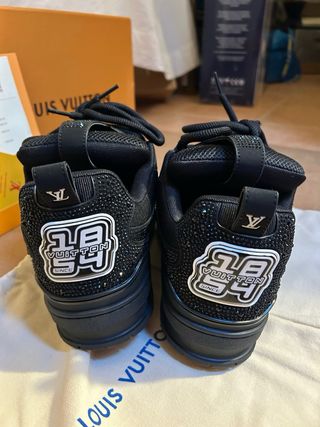 Scarpe Louis Vuitton Skate Swarovski Nere