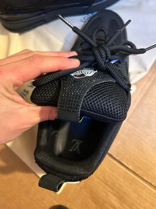 Scarpe Louis Vuitton Skate Swarovski Nere