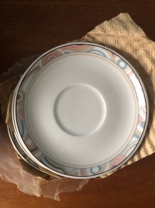 Vajilla Clásica Cerámica Multicolor