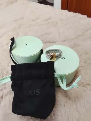 Anillo Tous Oso Oro y Plata