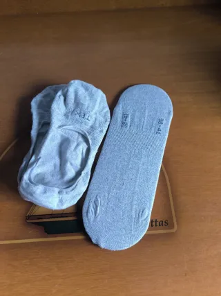 Calcetines bajos TEX grises