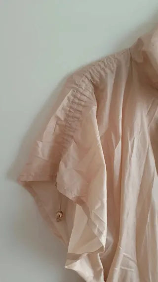Cortavientos Uterqüe beige talla M