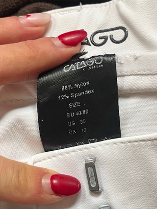 Pantalones de montar blancos CATAGO. Talla M