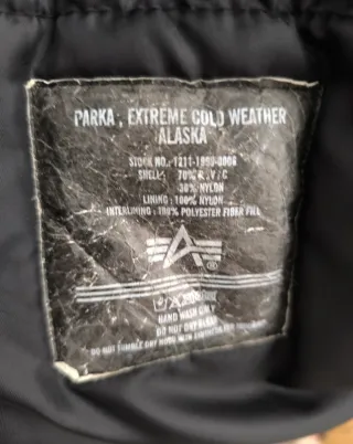 Parka Alpha Industries Talla XL