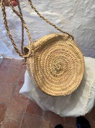 Bolso bandolera palma media luna