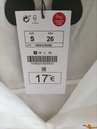 Blusa Mickey Lefties Talla S