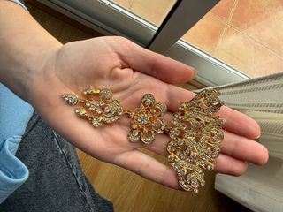 Aderezo Fallera Niña Oro