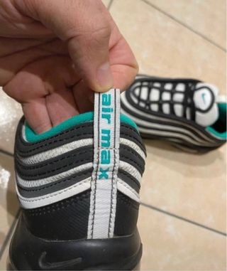 Nike Air Max 97 Nero/Verde Taglia 44.5