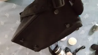 Borsa fotografica Minolta con 2 obiettivi