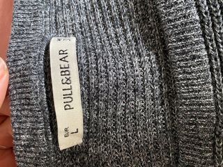 Jersey Pull&Bear gris entretiempo