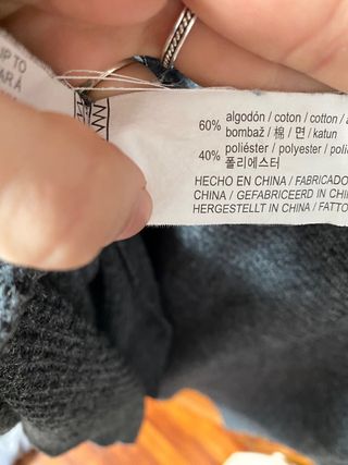 Jersey Pull&Bear gris entretiempo