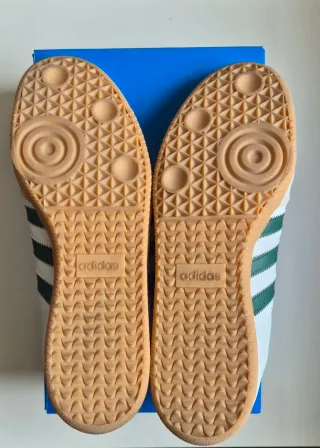 Adidas Samba Talla 43 Verde/Blanco