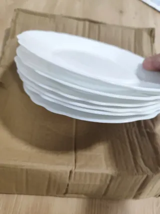 Platos Arcopal Blancos Porcelana