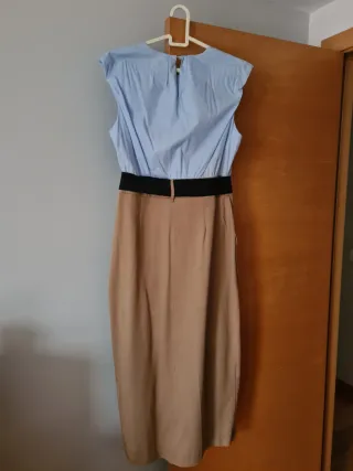 Vestido Zara Midi Combinado