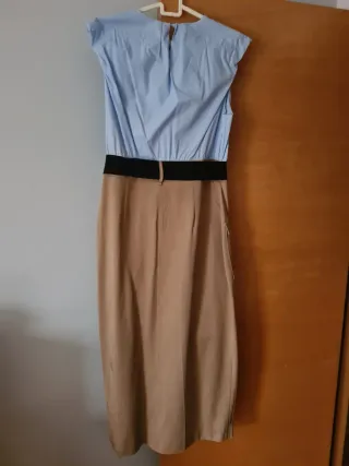 Vestido Zara Midi Combinado