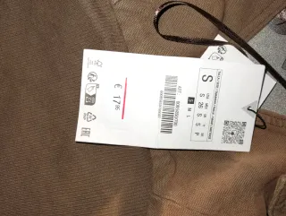 Top Zara Mujer Talla S Marrón