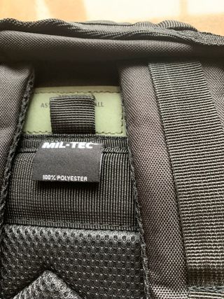 Mochila Táctica Mil-Tec Negra 20L
