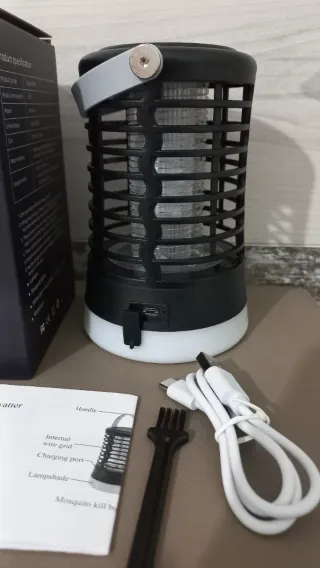 Lámpara Matamosquitos Eléctrica Portátil UV