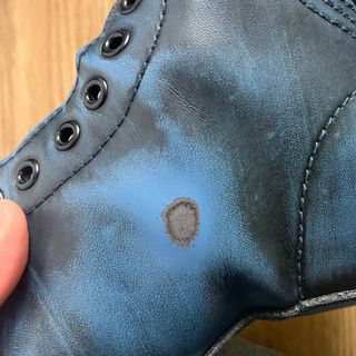 Botas de estilo Dr. Martens azules talla 38