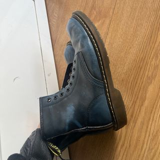Botas de estilo Dr. Martens azules talla 38