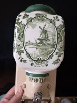 Molinillo Café Cerámica Alemán Pe De