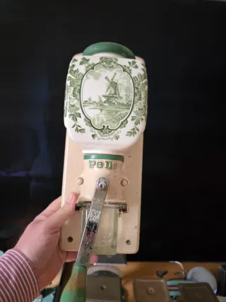 Molinillo Café Cerámica Alemán Pe De