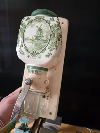 Molinillo Café Cerámica Alemán Pe De