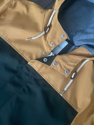 Cortavientos Springfield XL verde oscuro/mostaza