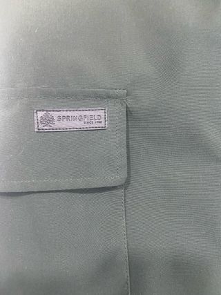 Cortavientos Springfield XL verde oscuro/mostaza