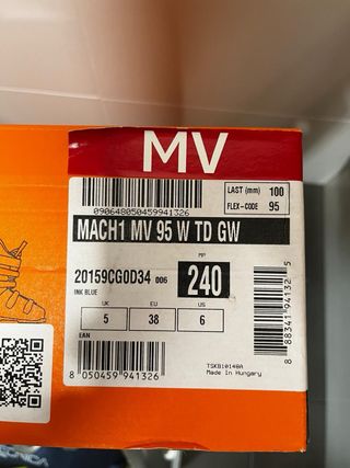 Botas de esquí Tecnica Mach1 MV 26.5